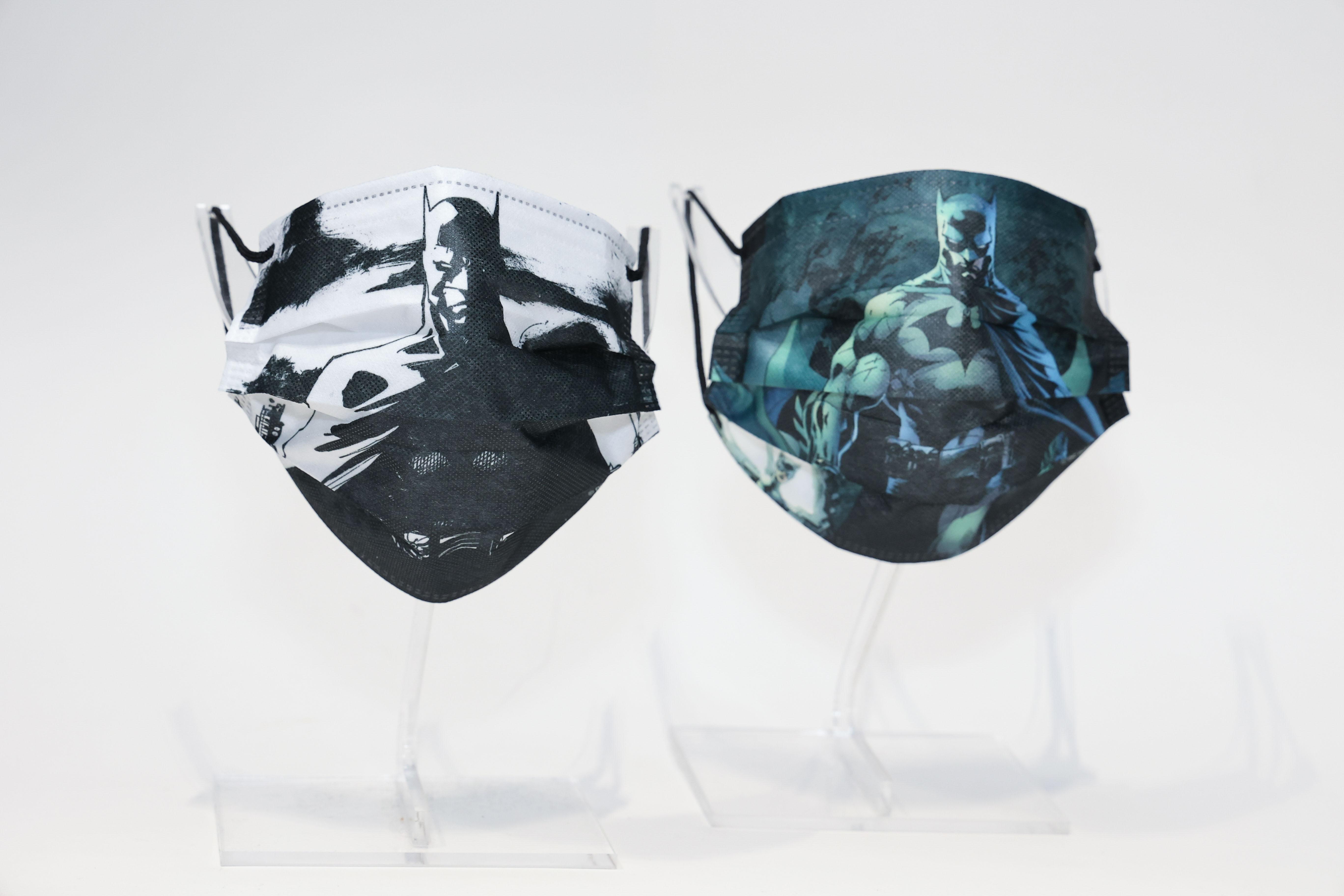 《Batman》口罩系列(共10款) 每盒$50(共8片,獨立包裝)