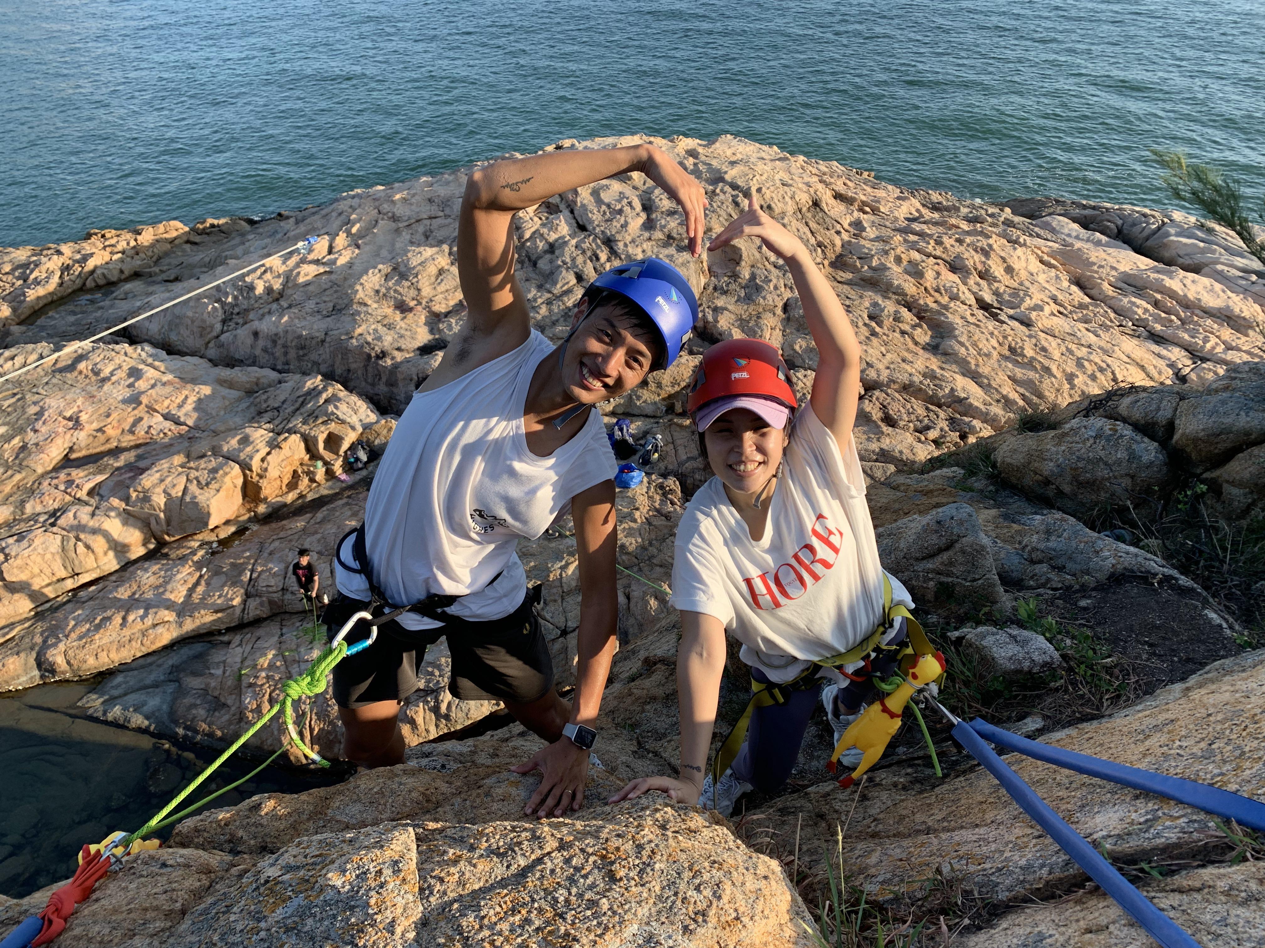 長洲放電歷險之旅:親子攀岩+飛索