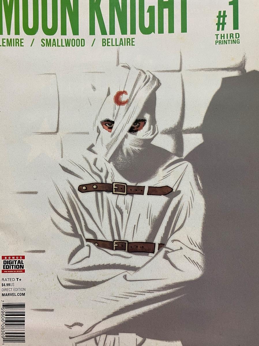 漫畫裡的Marc經常出入精神病院。(受訪者提供)