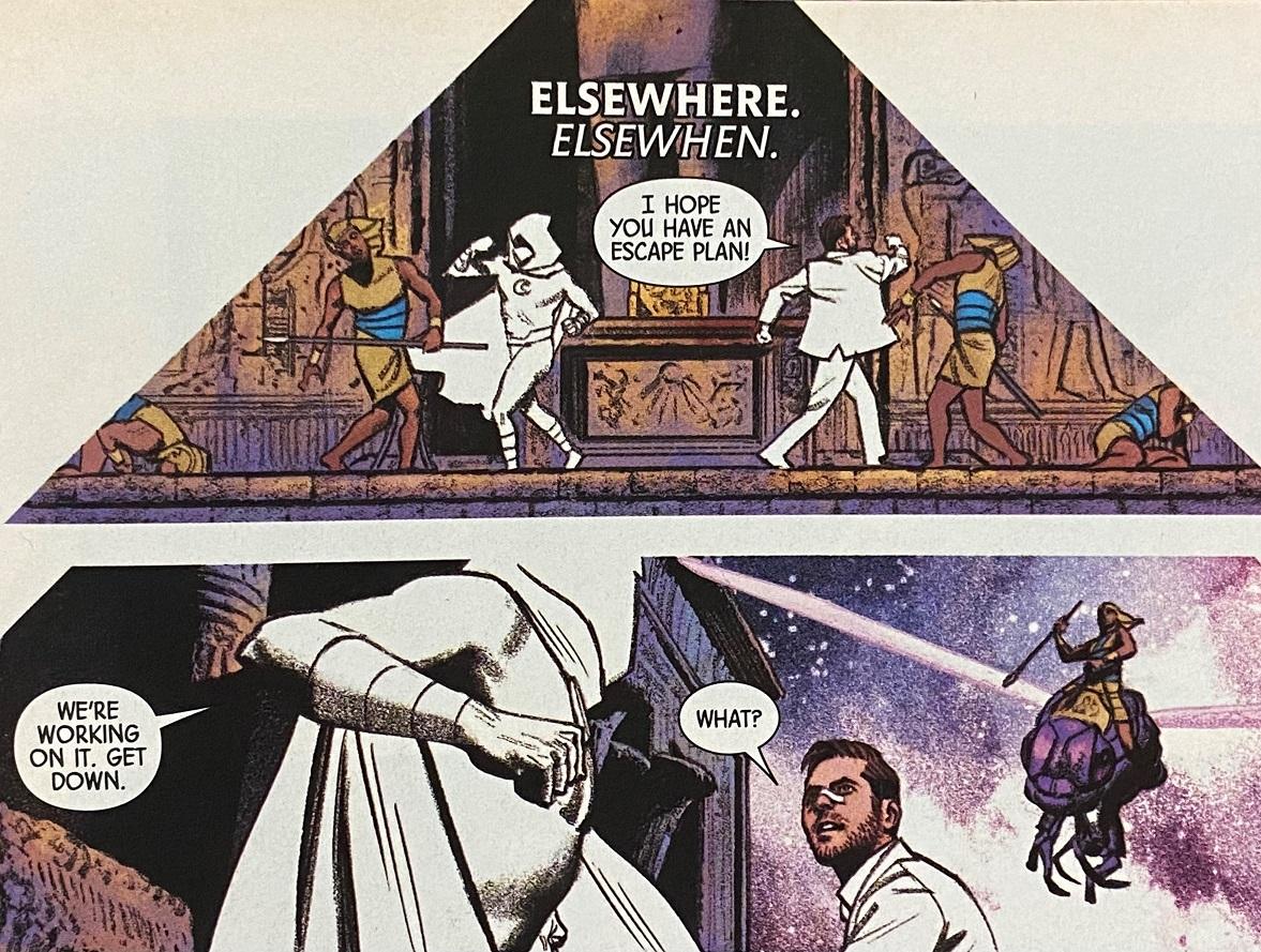 黃獎認為劇集比漫畫更清楚交代Moon Knight、Mr. Knight和埃及月神的關係。(受訪者提供)