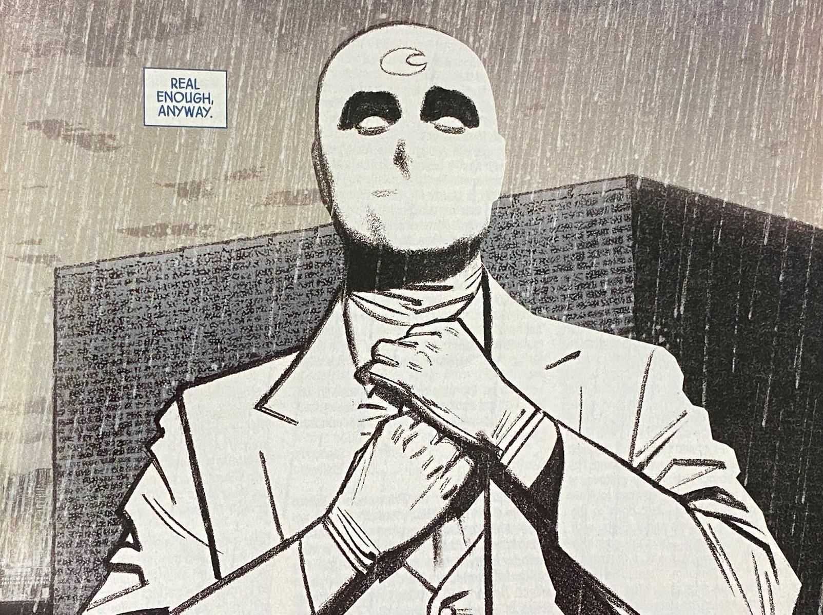 漫畫裡的Mr.Knight能文能武,較傾向於Marc的人格。(受訪者提供)