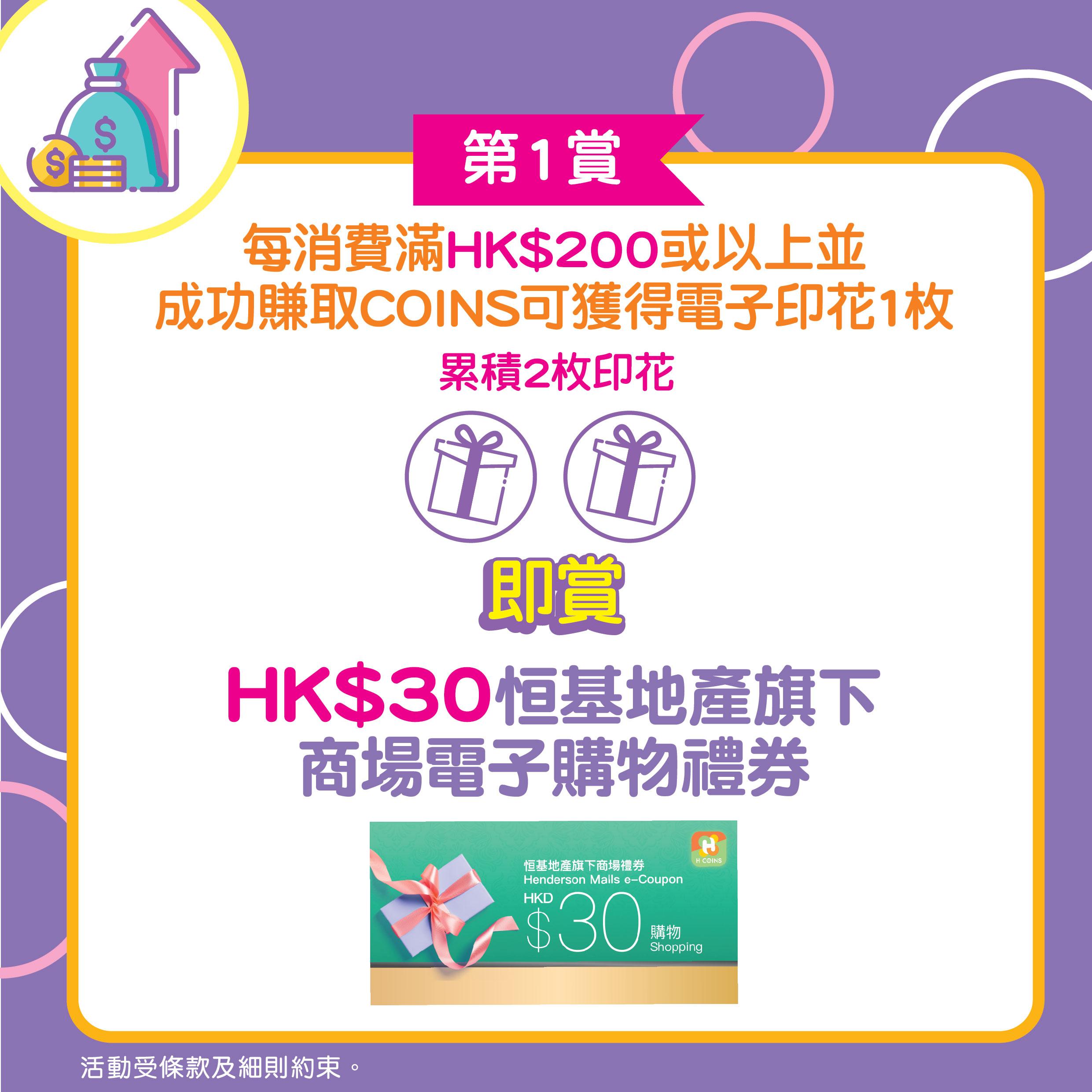 復活節商場優惠|恒基七大商場 「消費券購物二重賞」