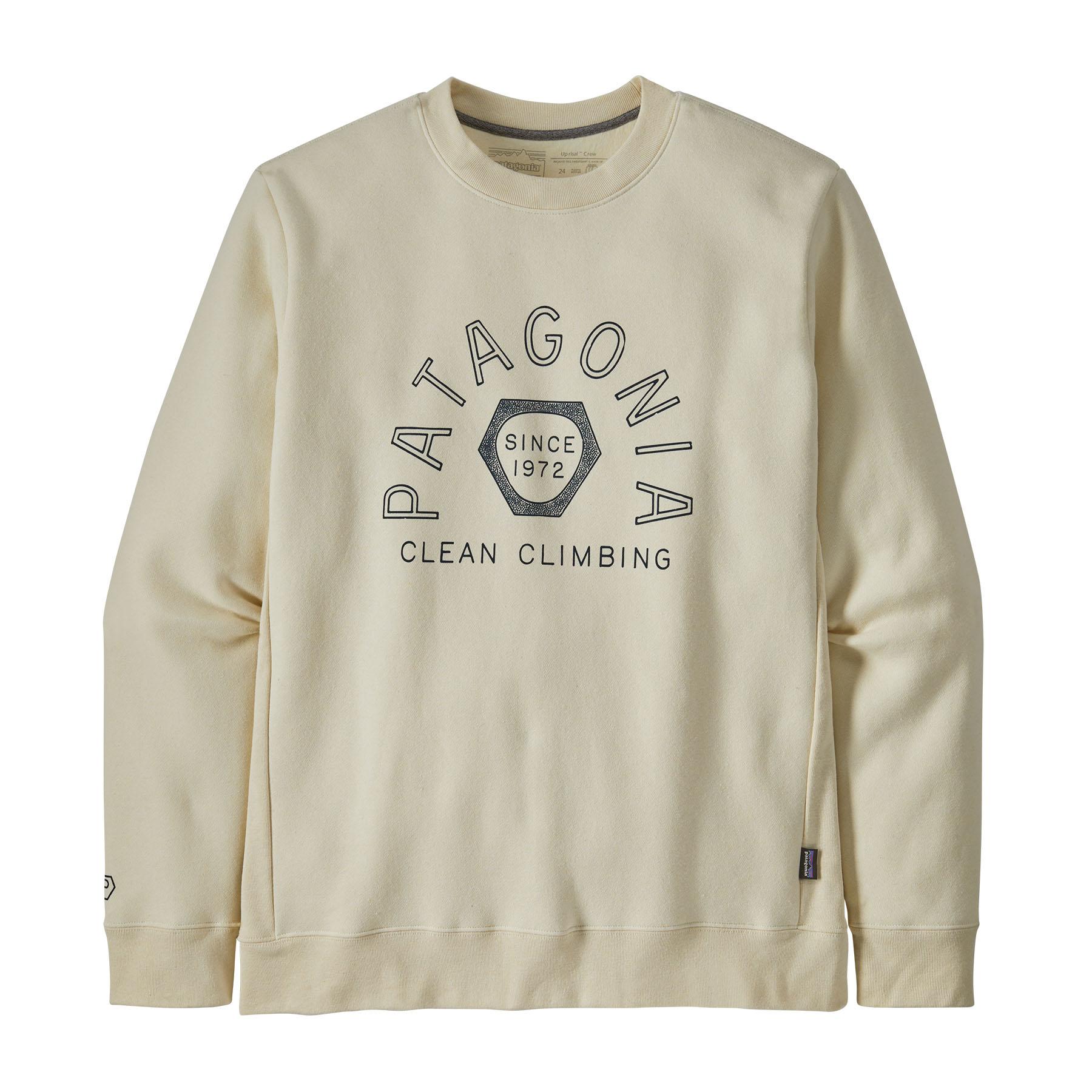 50 周年 Clean Climbing 特別版 Uprisal Crew Sweatshirt 設計簡潔又剪裁舒適,採用再生有機棉縫紉,由塑料瓶及布廢料製成,做到穿得環保。
