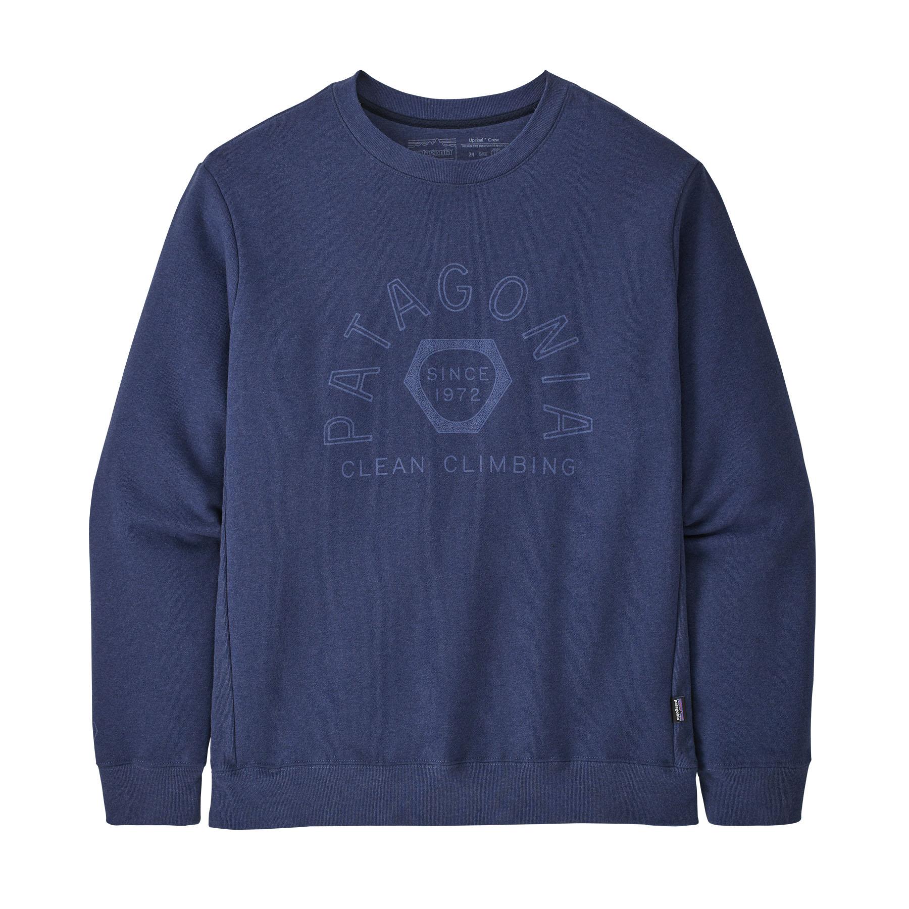 50 周年 Clean Climbing 特別版 Uprisal Crew Sweatshirt 設計簡潔又剪裁舒適,採用再生有機棉縫紉,由塑料瓶及布廢料製成,做到穿得環保。