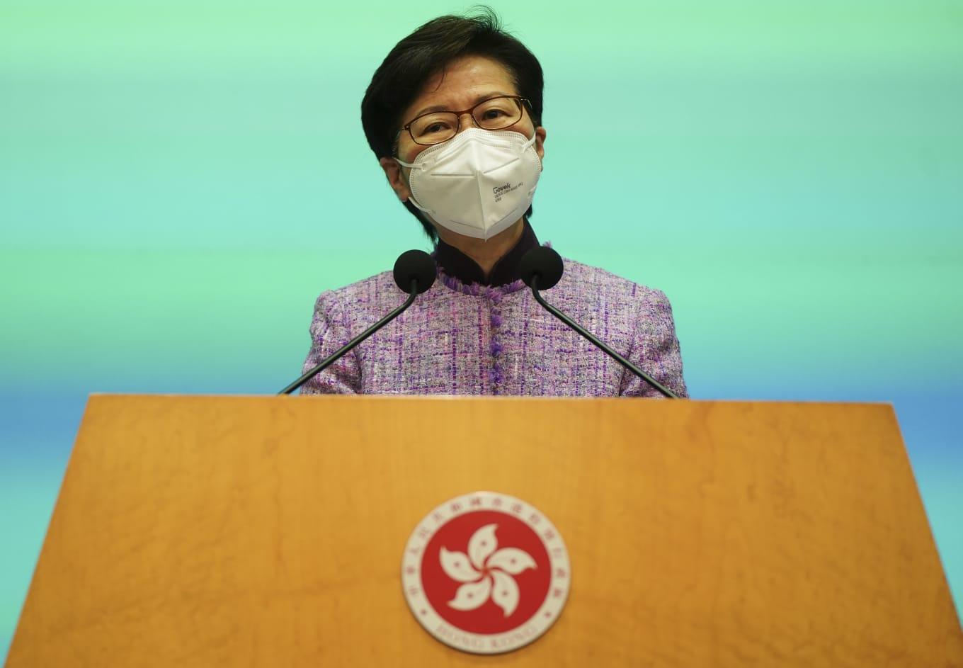 特首林鄭月娥稱不競逐連任唯一原因是家庭考慮。