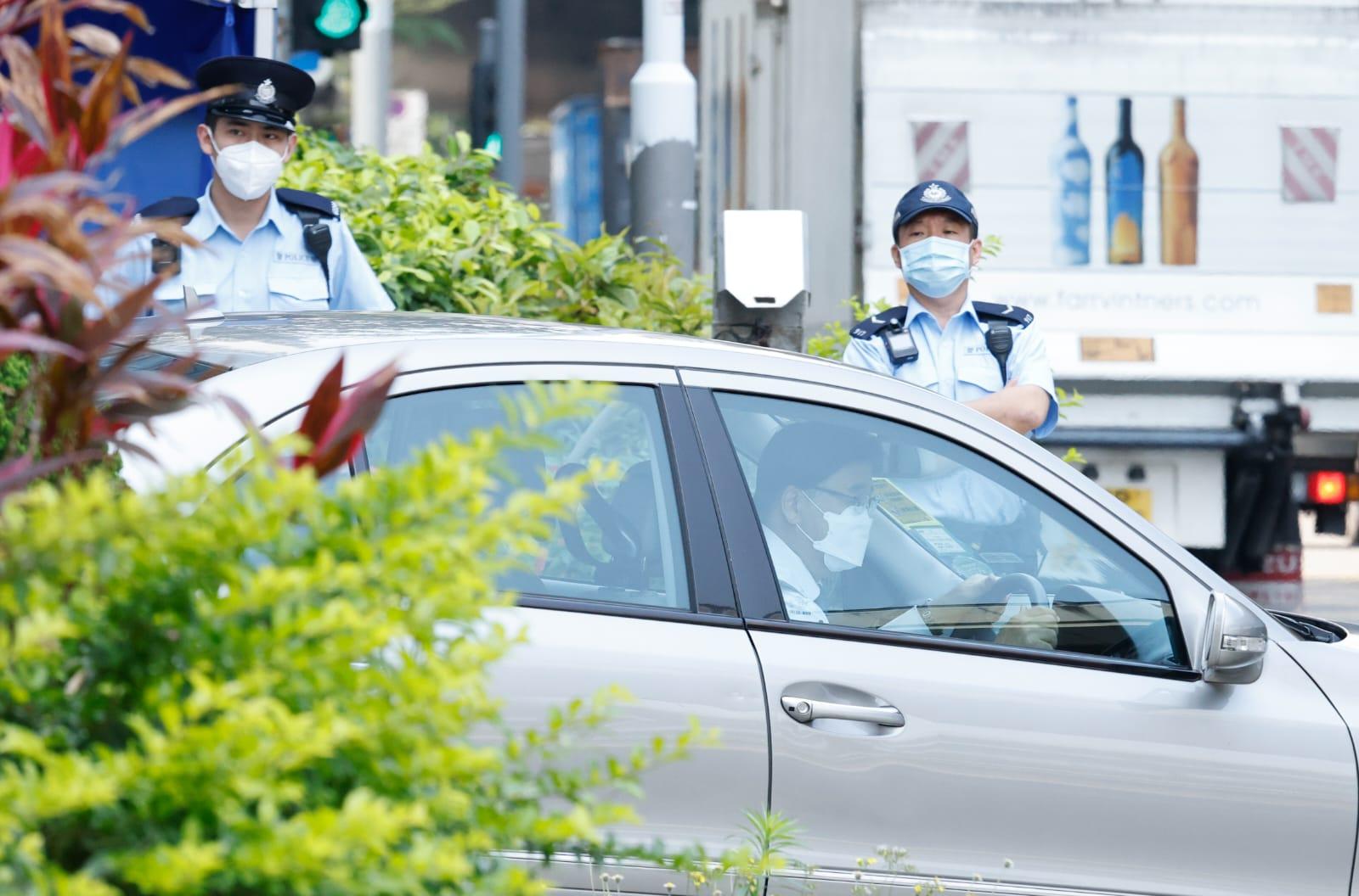 全國人大代表黃玉山今抵中聯辦。(蘇文傑攝)