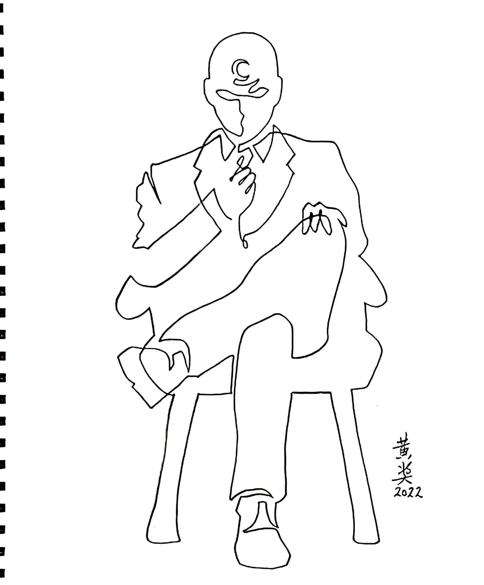 漫畫裡的Marc有4種人格,曾經決意放棄另外3種人格,但在危難時獲其他人格相救,彼此有不一樣的深厚感情。(受訪者提供)