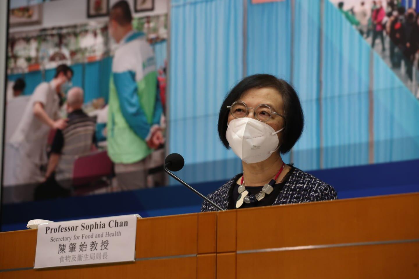 食物及衛生局長陳肇始。