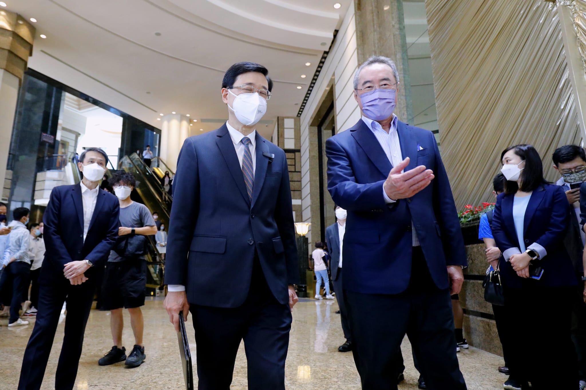 特首選舉|譚耀宗:李家超競選顧問及主席團德高望重 吸納真知灼見助起草政綱