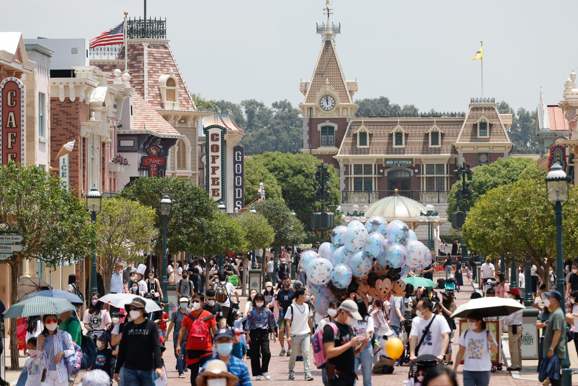 社交措施|海洋公園迪士尼樂園重開現人潮
