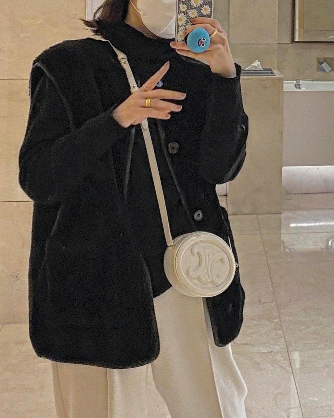 CELINE CROSSBODY OVAL PURSE (instagram @ae__pins)