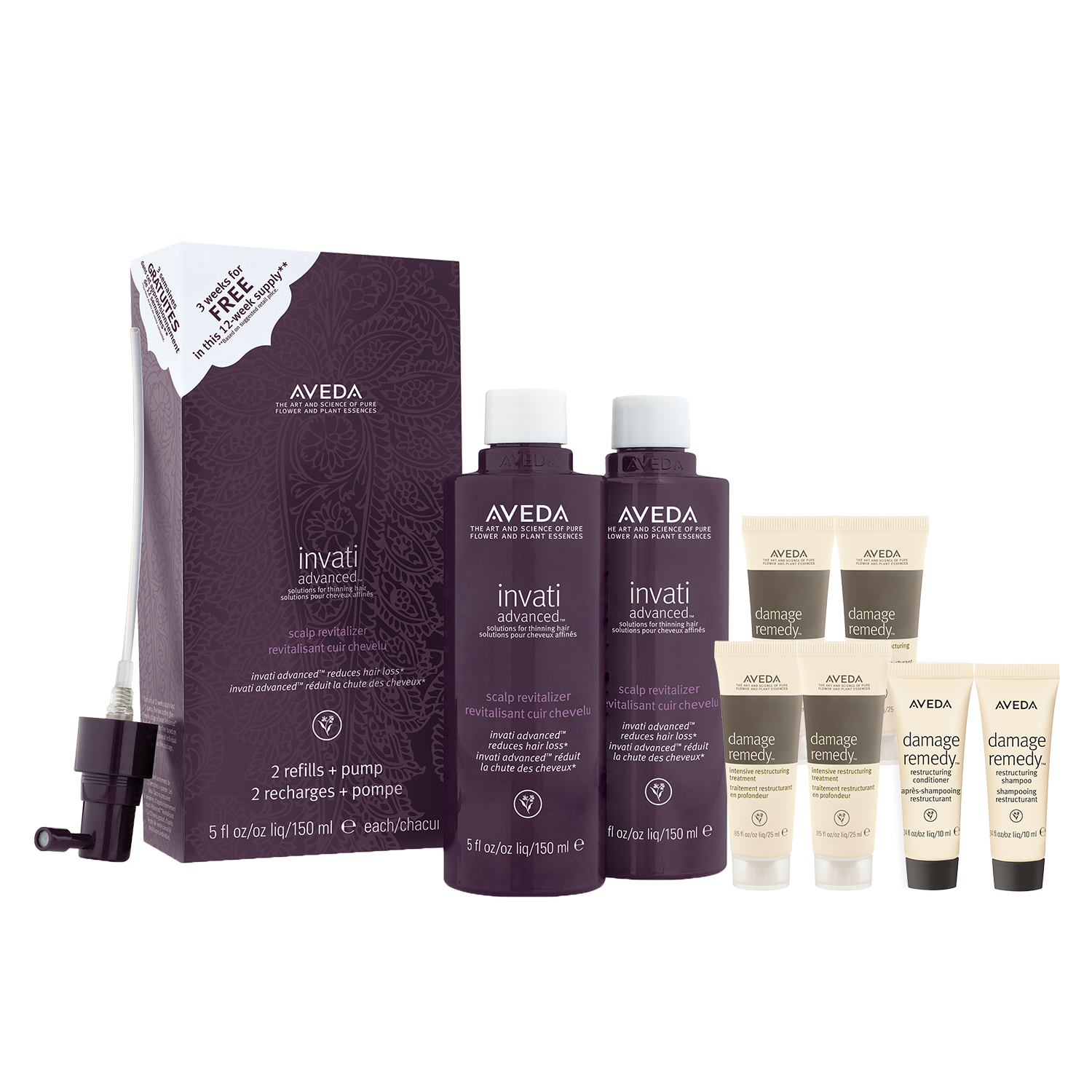 cdf BEAUTY Aveda 皇牌頭髮護理套裝 折扣價:HKD$1,140(76 折)