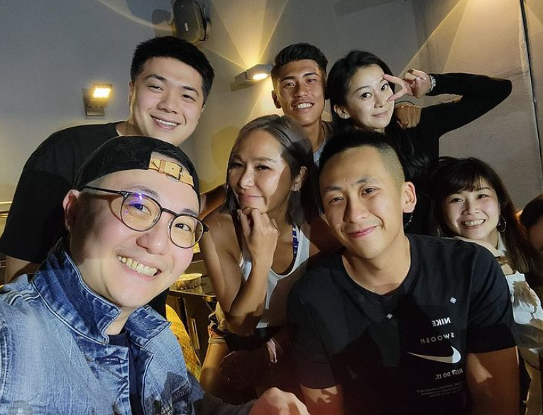 洗米嫂與大仔周柏豪於上月出席朋友聚會。