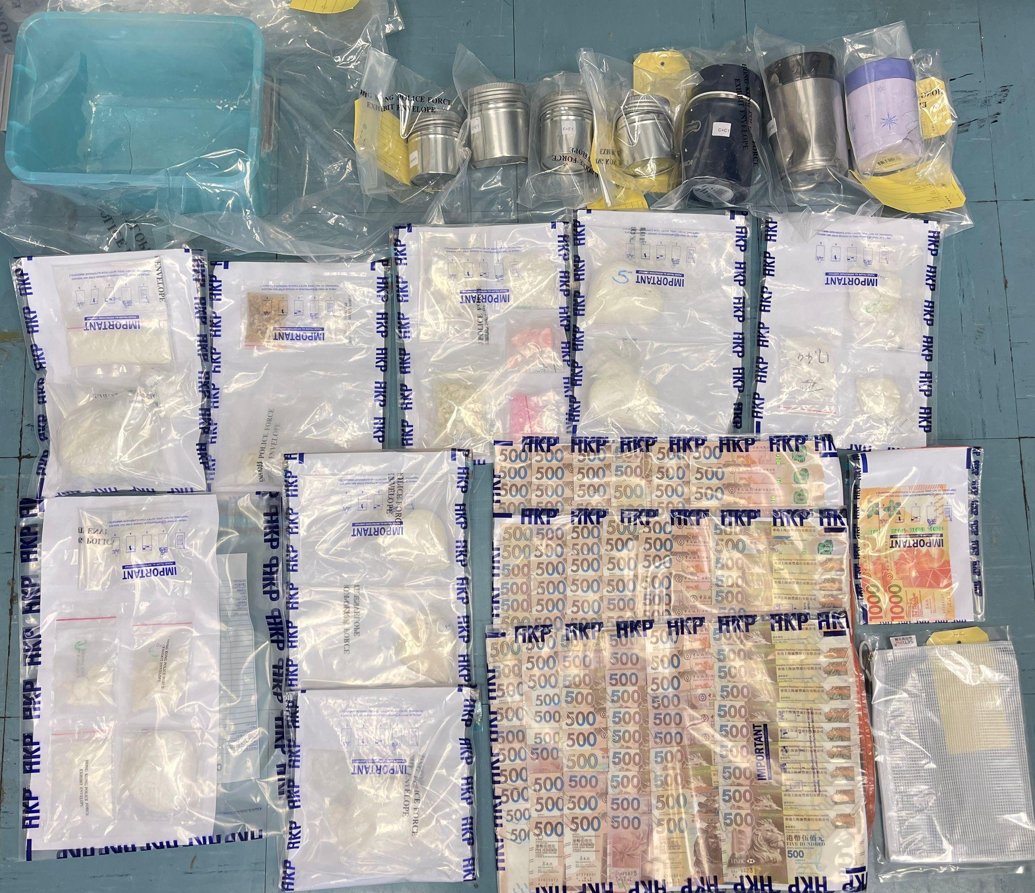 警方鯉安苑緝毒,拘6男女最細僅16歲。