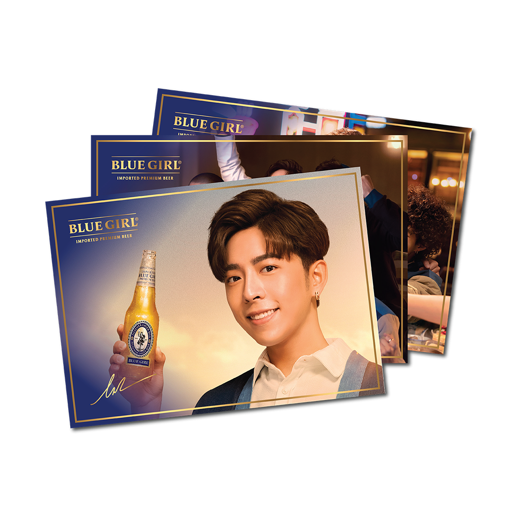 《Taste the Real Moment》Blue Girl x Edan Lui Postcard set - 限量推薦版(一套三張)