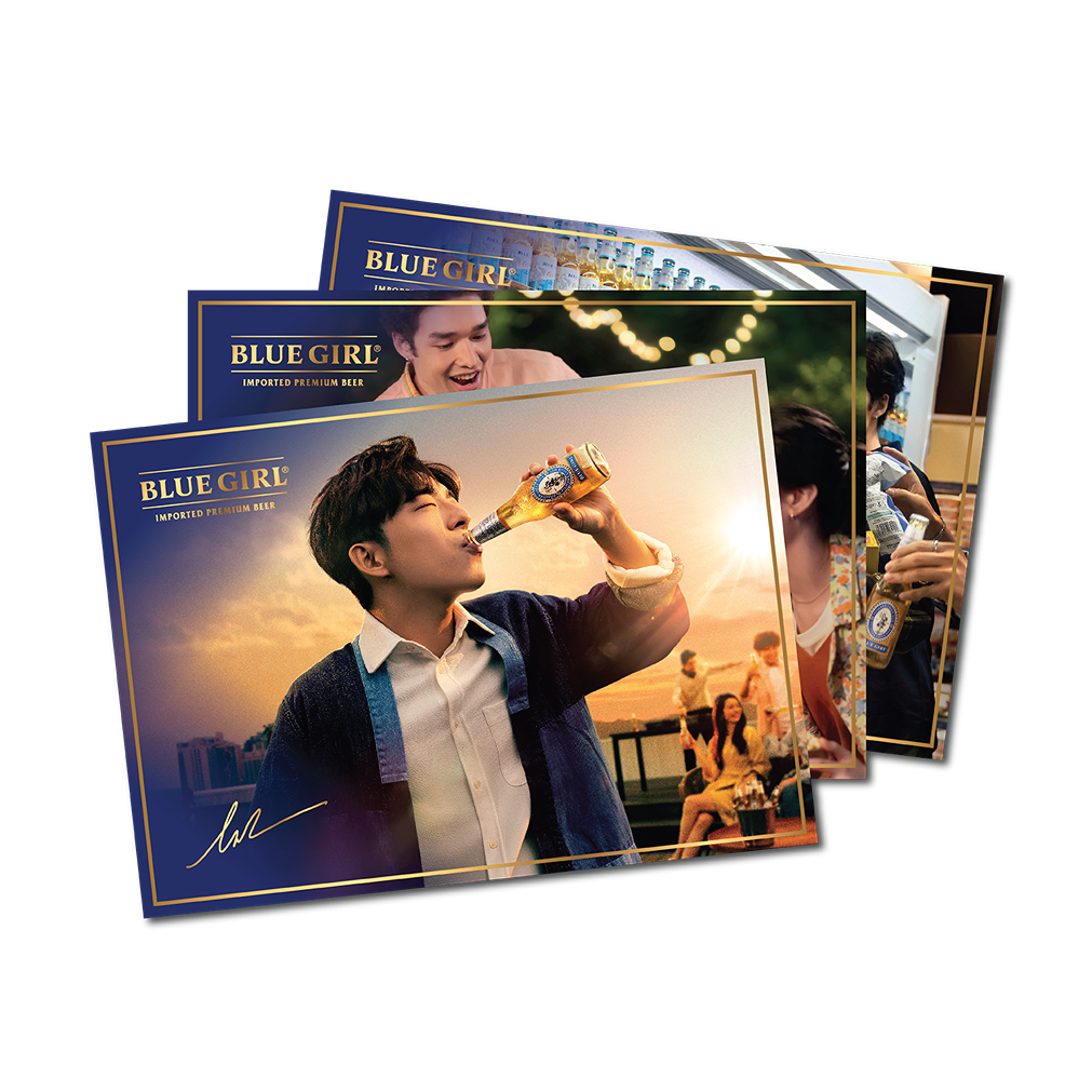 《Taste the Real Moment》Blue Girl x Edan Lui Postcard set - 限量迎新版