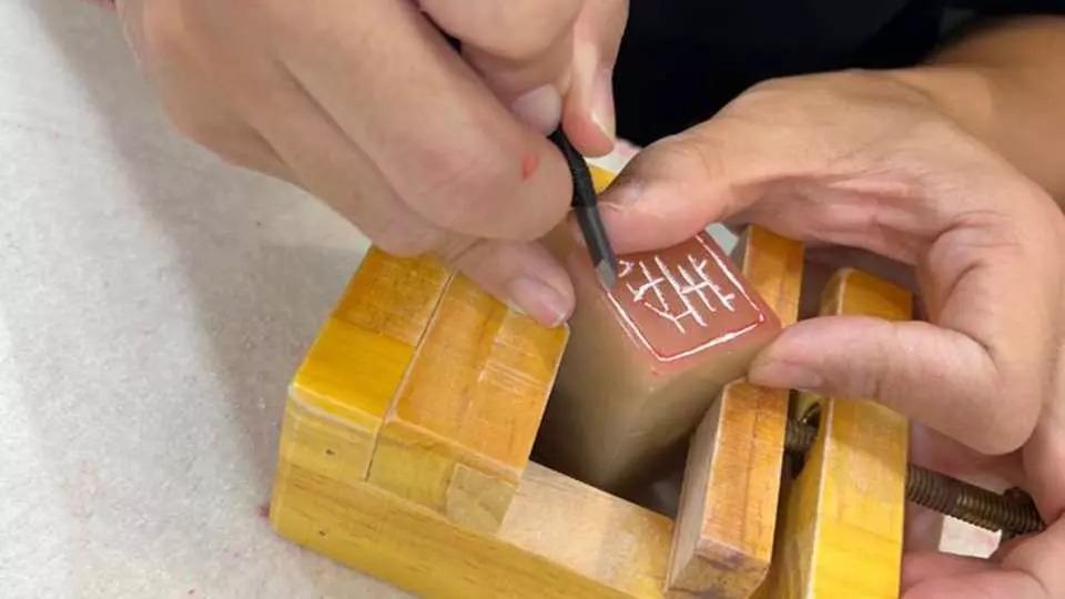 作品可以當作紀念,也可作為日常生活實際的印章使用。