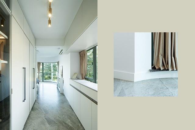 利用走廊位置增加收納空間