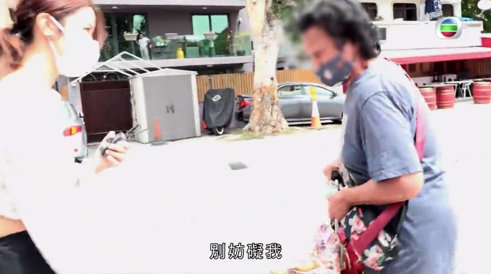 利穎怡採訪老鼠屋業主遇襲報警