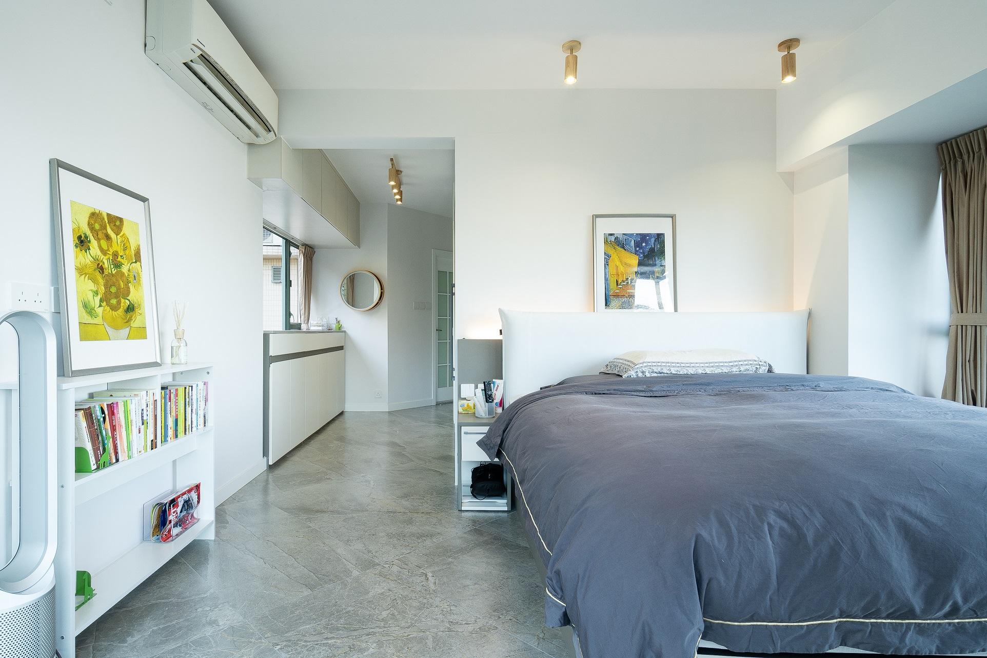 主人房的用色以至材料的配搭都相當有格調