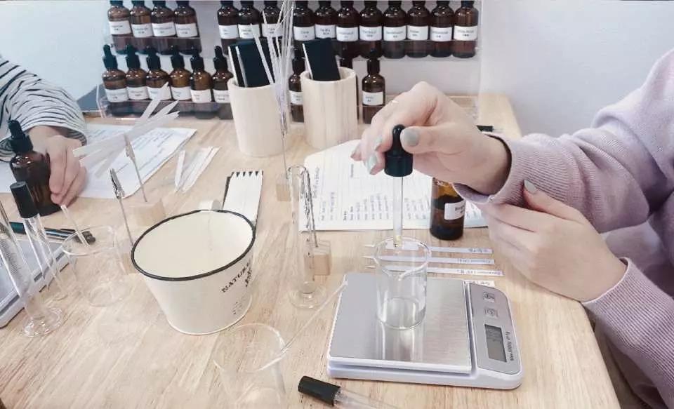 在課程中可了解香水調配比例