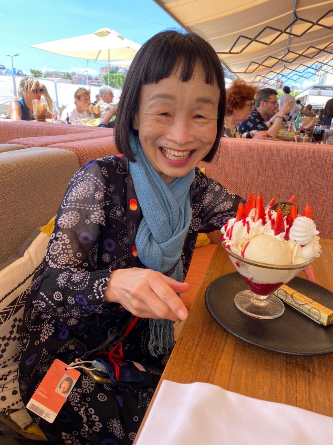 竹原芳子難得參與國際性影展,她亦在社交平台打卡分享法國行。