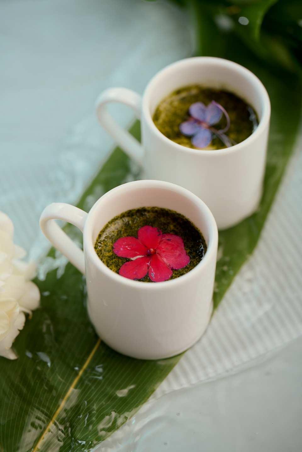 日式茶碗蒸配蜂蜜