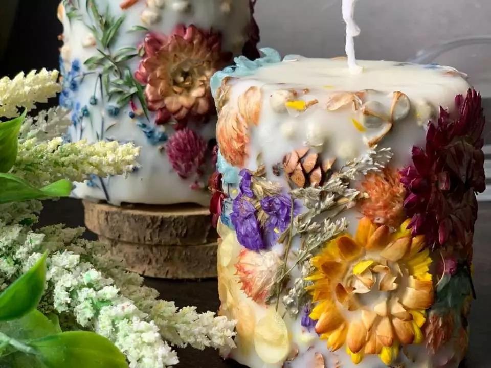 浮雕香草花園蠟燭工作坊