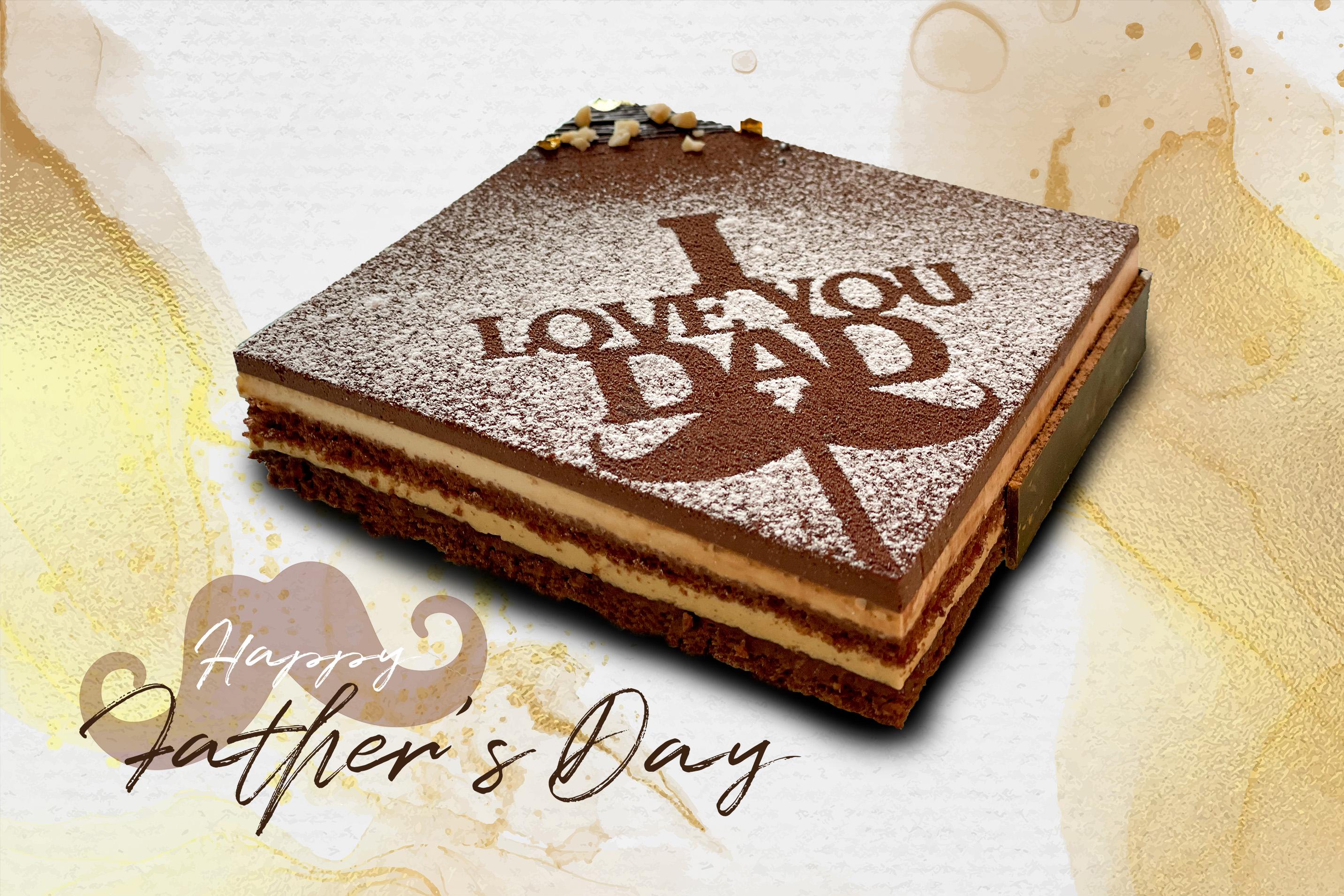 父親節百利甜酒焦糖朱古力蛋糕