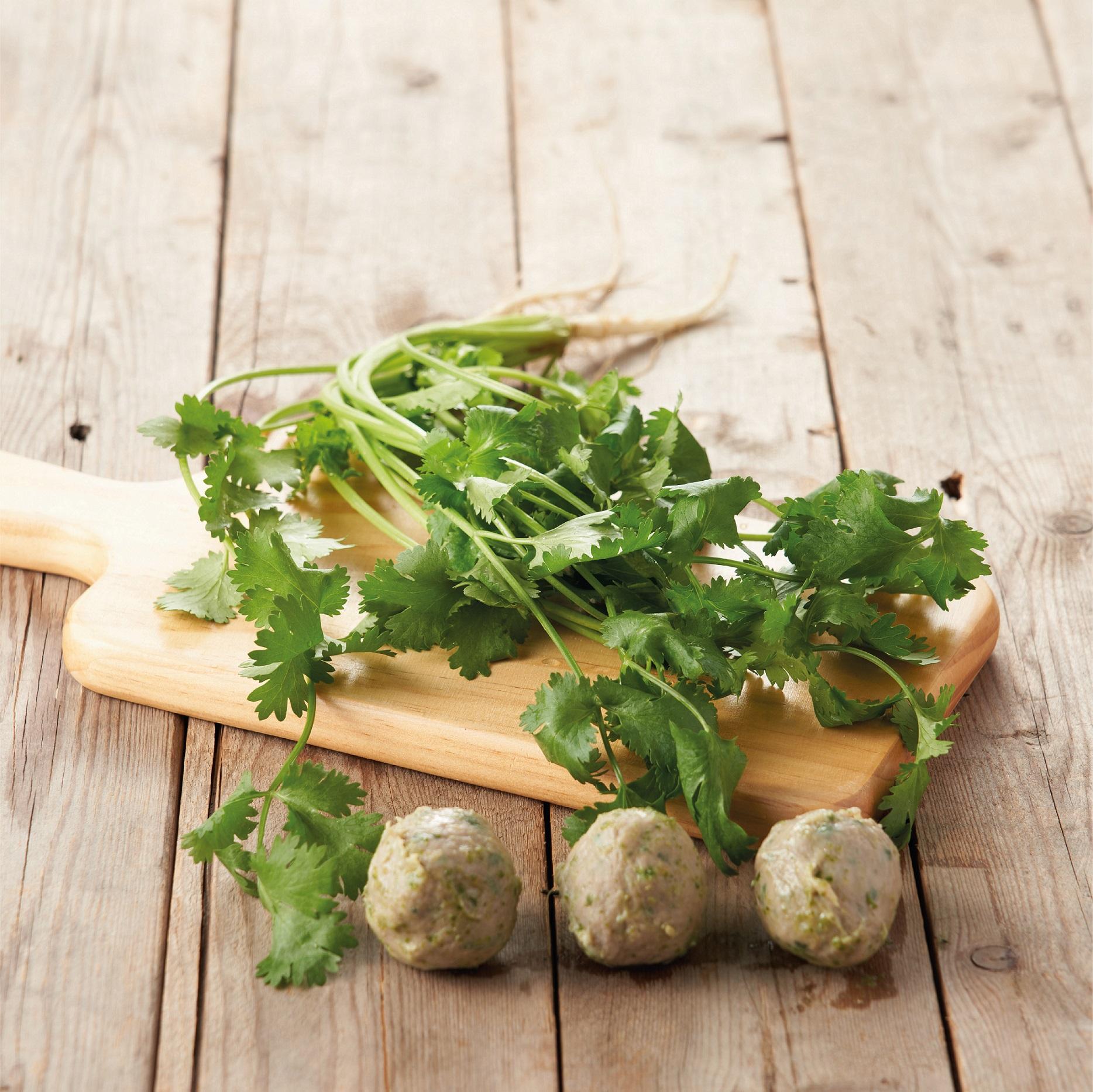 足料爽彈芫茜豬肉丸