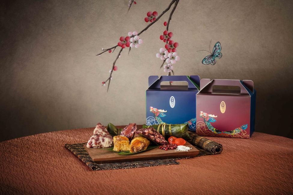 鮑魚狀元裹蒸粽 + 迷你紅豆粽 + 迷你XO醬