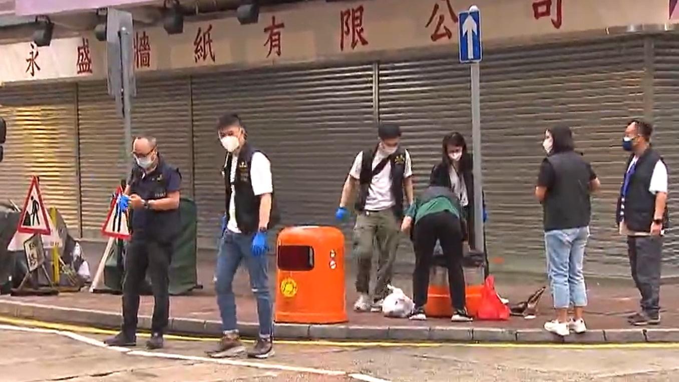 警方拘捕行動仍在進行中,目前正追緝至少5名在逃人士。(電視截圖)