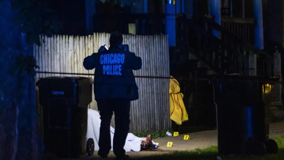 芝加哥假日周末槍擊案。(網上圖片)