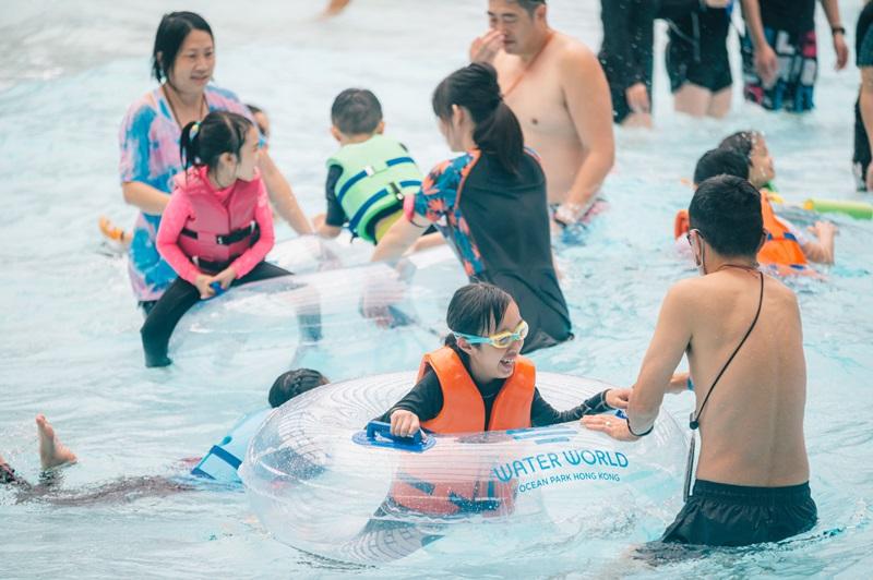 水上樂園今日重新開放,推出多項門票優惠。(海洋公園圖片)