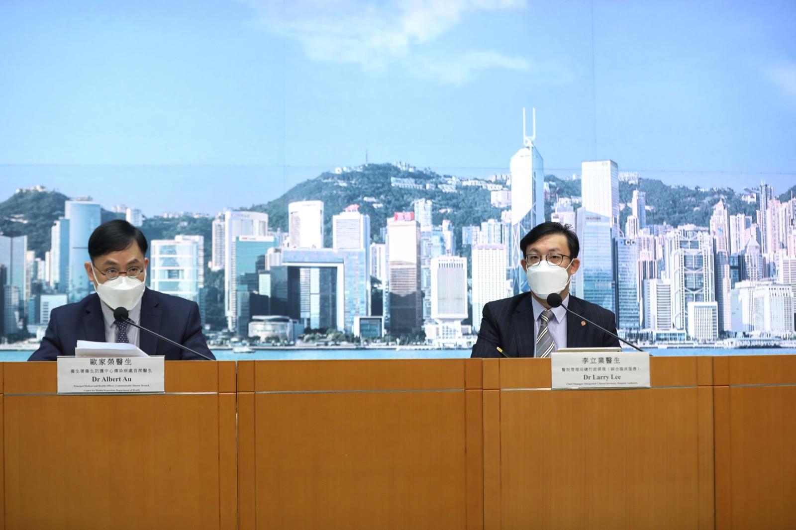 本港今日新增321宗確診,再多5名患者死亡。