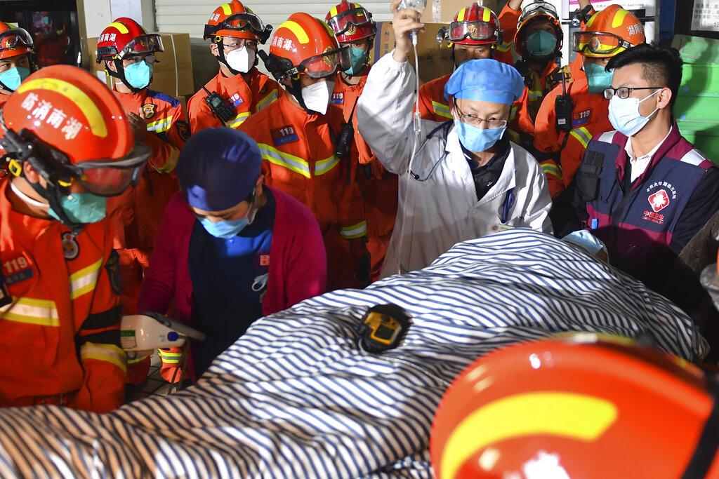 長沙塌樓事故,搜救工作結束,增至53人遇難。(新華社圖)