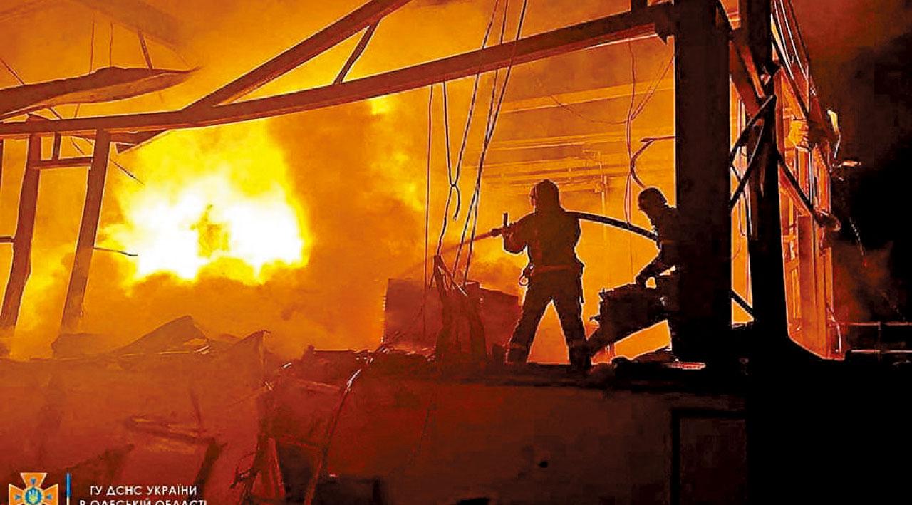 突訪烏國|歐洲理事會主席躲防空洞 俄猛轟黑海港口敖德薩