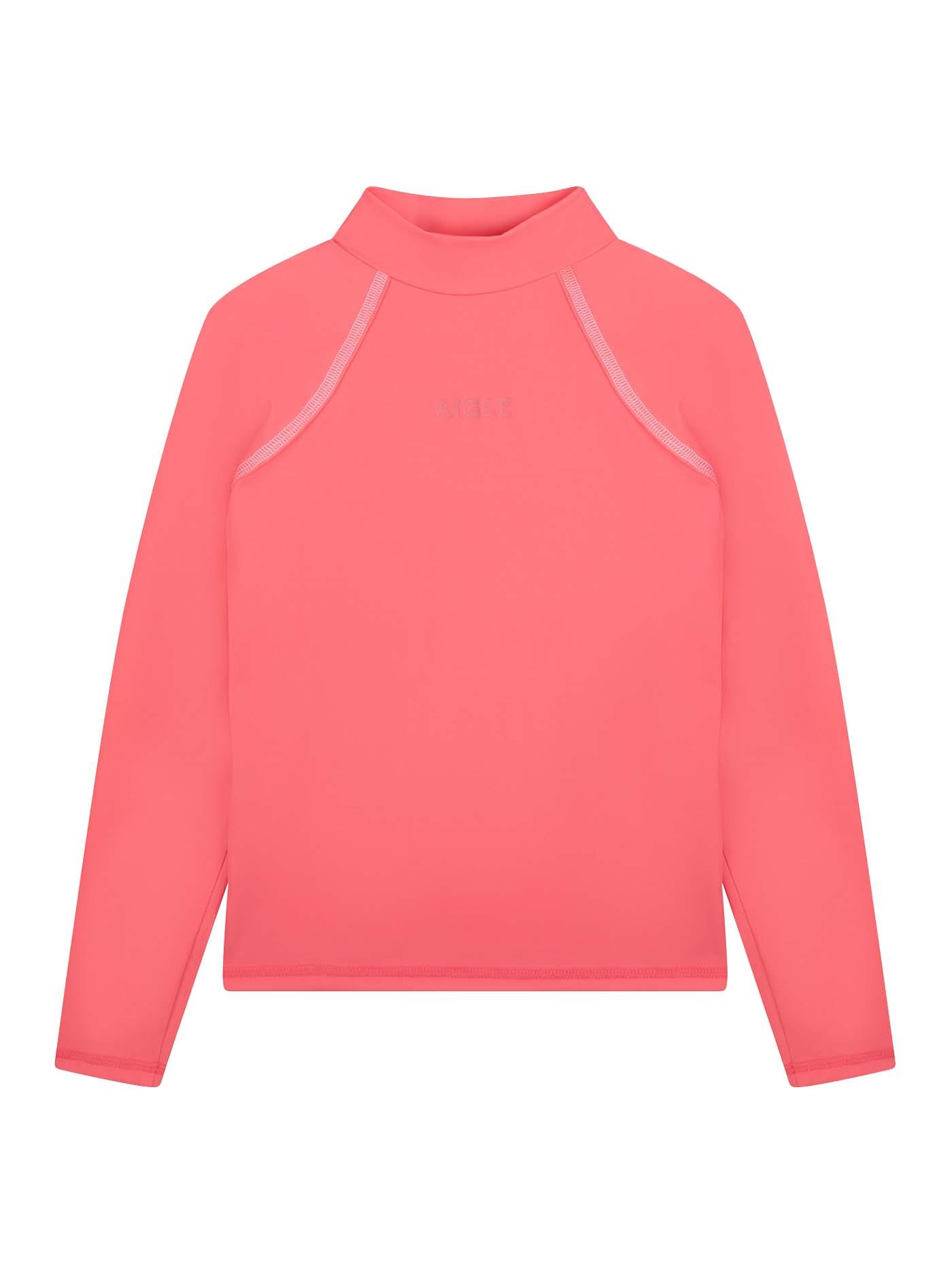 童裝防UV長袖T恤(男女童)|配備防紫外線功能UPF 40+的童裝長袖T恤採用具伸展性的針織設計,絕對是為小朋友在海邊遊玩或進行水上活動而設的最佳選擇。胸前飾有AIGLE標誌,隨附小袋更添便利。