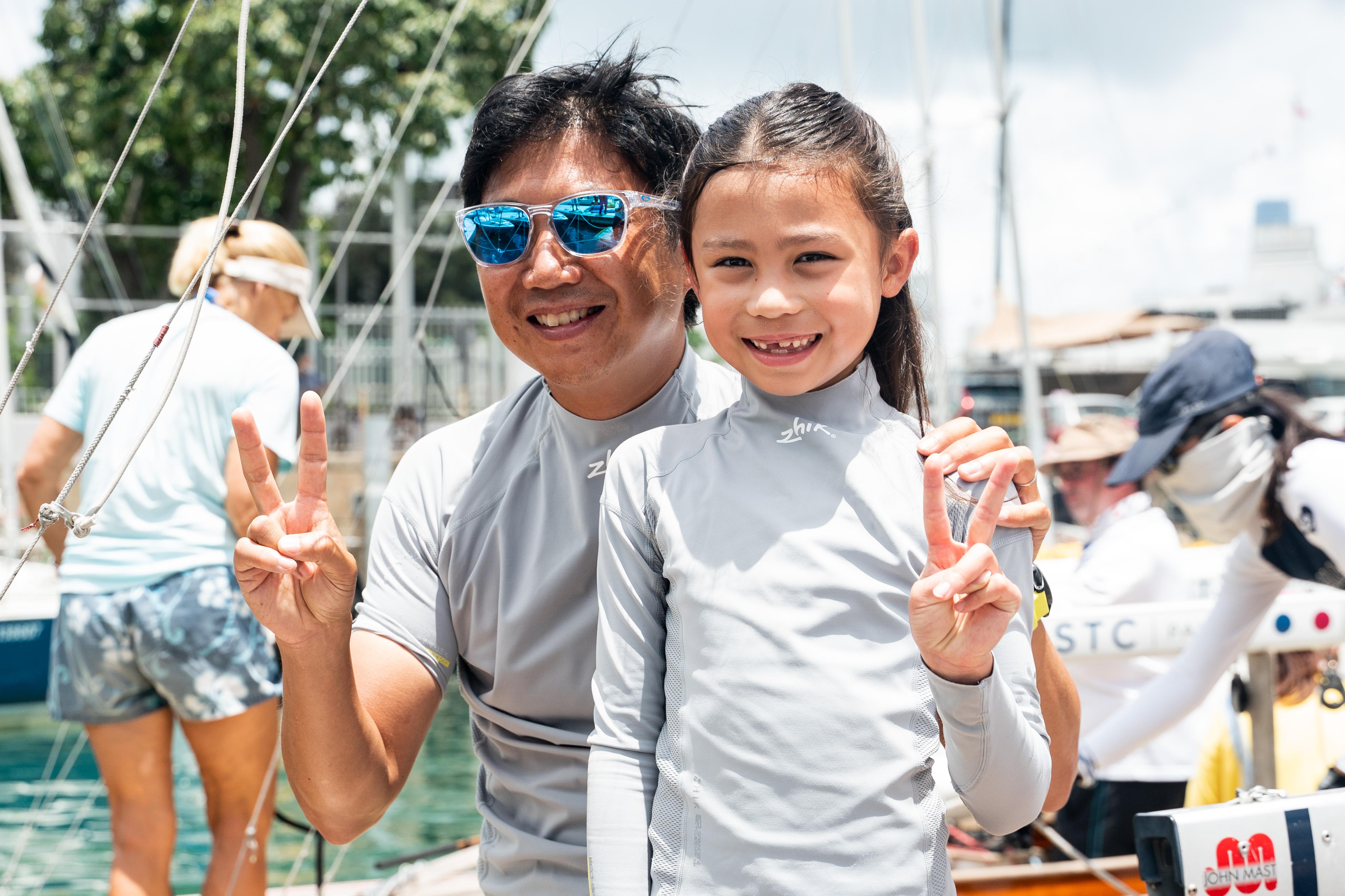 7歲女舵手領父贏女子舵手賽亞軍