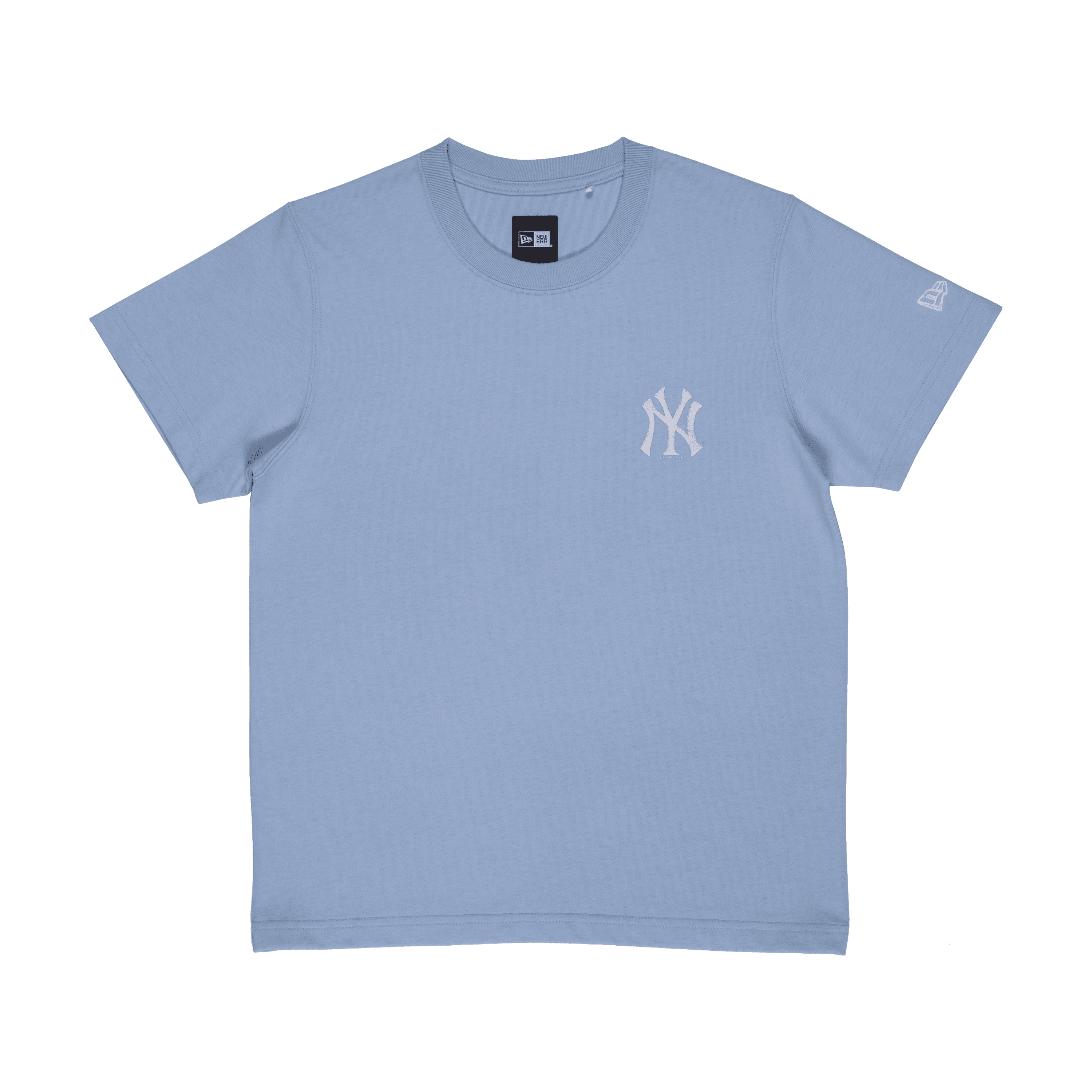 MLB WOMEN WOMEN SHORT SLEEVES TEE│同時,系列亦分別有淺紫、紫藍、薰衣草紫、黑色,共四種顏色的純色服裝,新品更前後方都印有紐約洋基隊徽,為夏日的必備百搭單品。