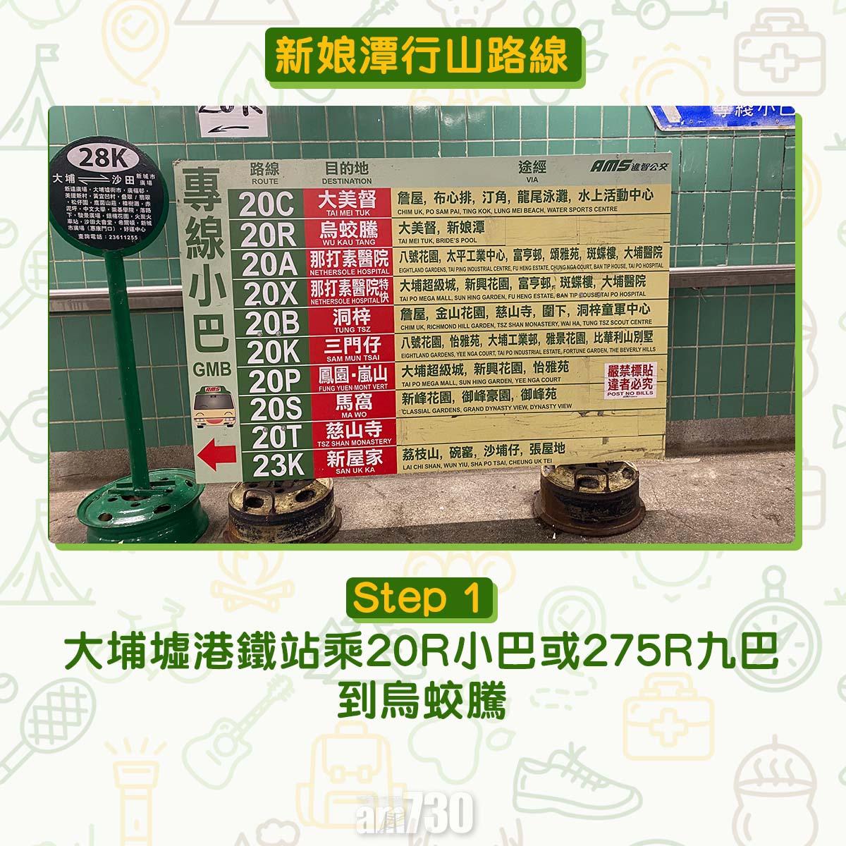 新娘潭行山路線