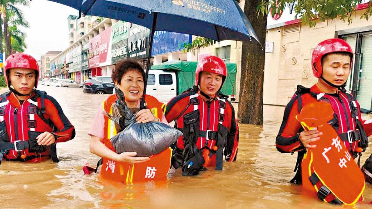 多處水浸|深圳今起停課兩天 廣東暴雨最少1人失蹤