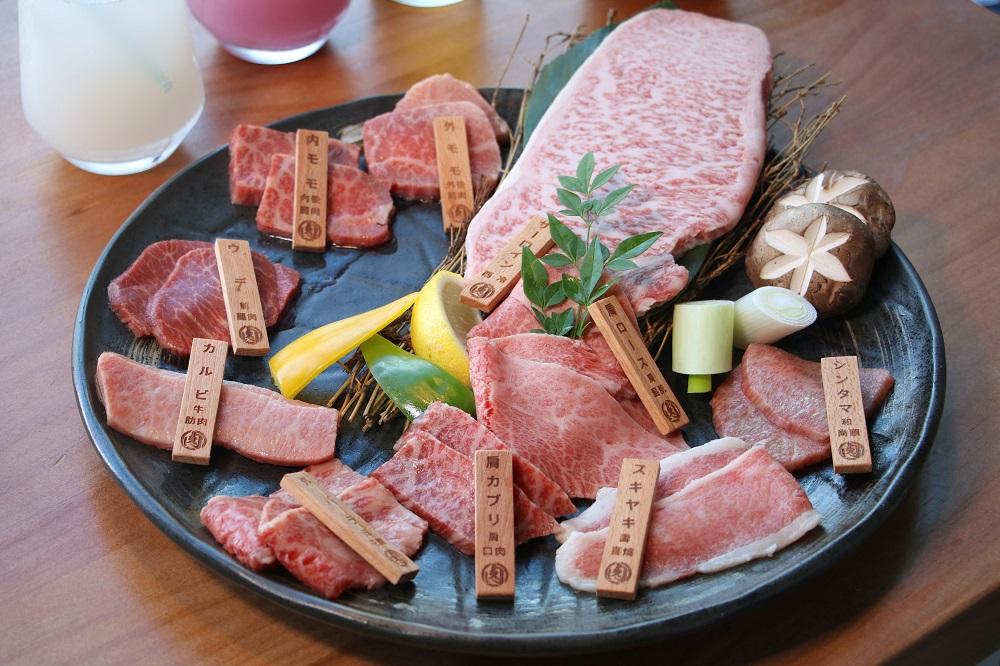 宮崎A5櫻花牛極上燒肉拼盤