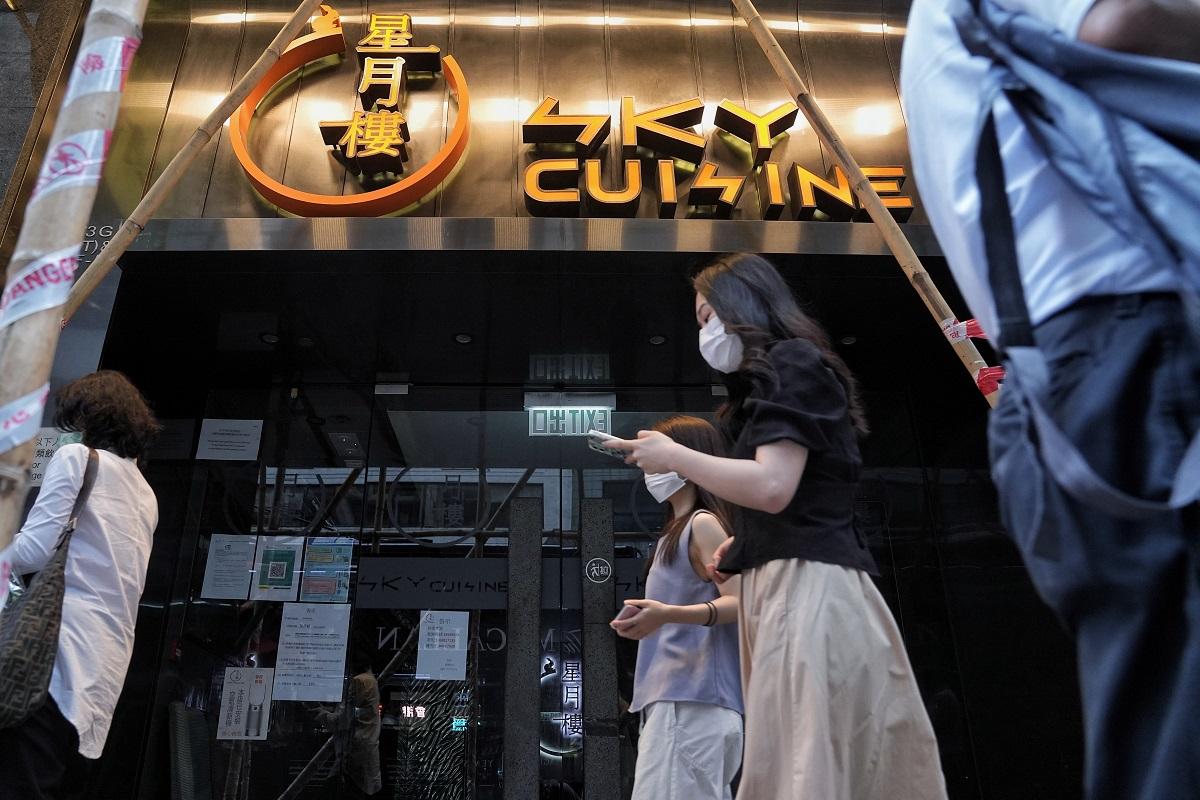 上環酒家星月樓出現新型肺炎感染群組。(資料圖片)