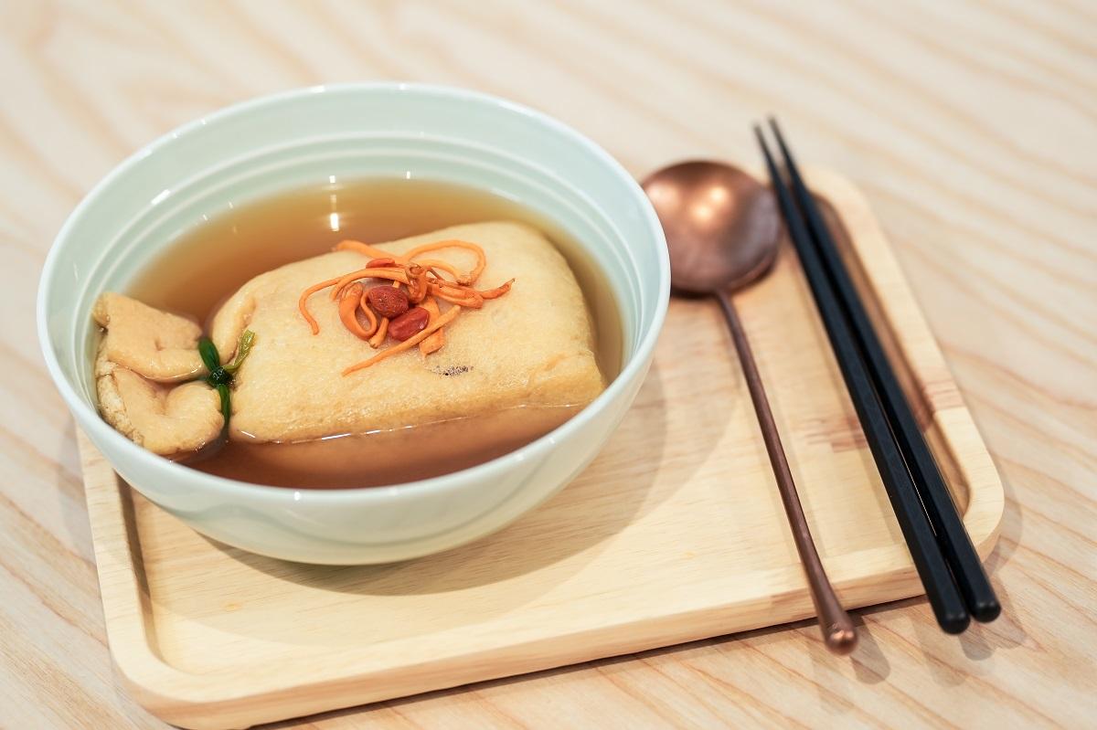 養生.腐皮福袋烏冬 ($68)