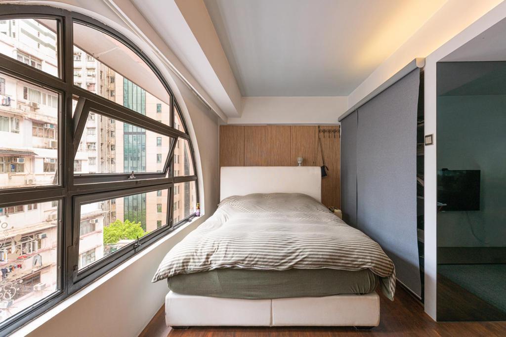 雖然單位以樓景為主,但光猛舒適,睡房空間設計簡約實用。