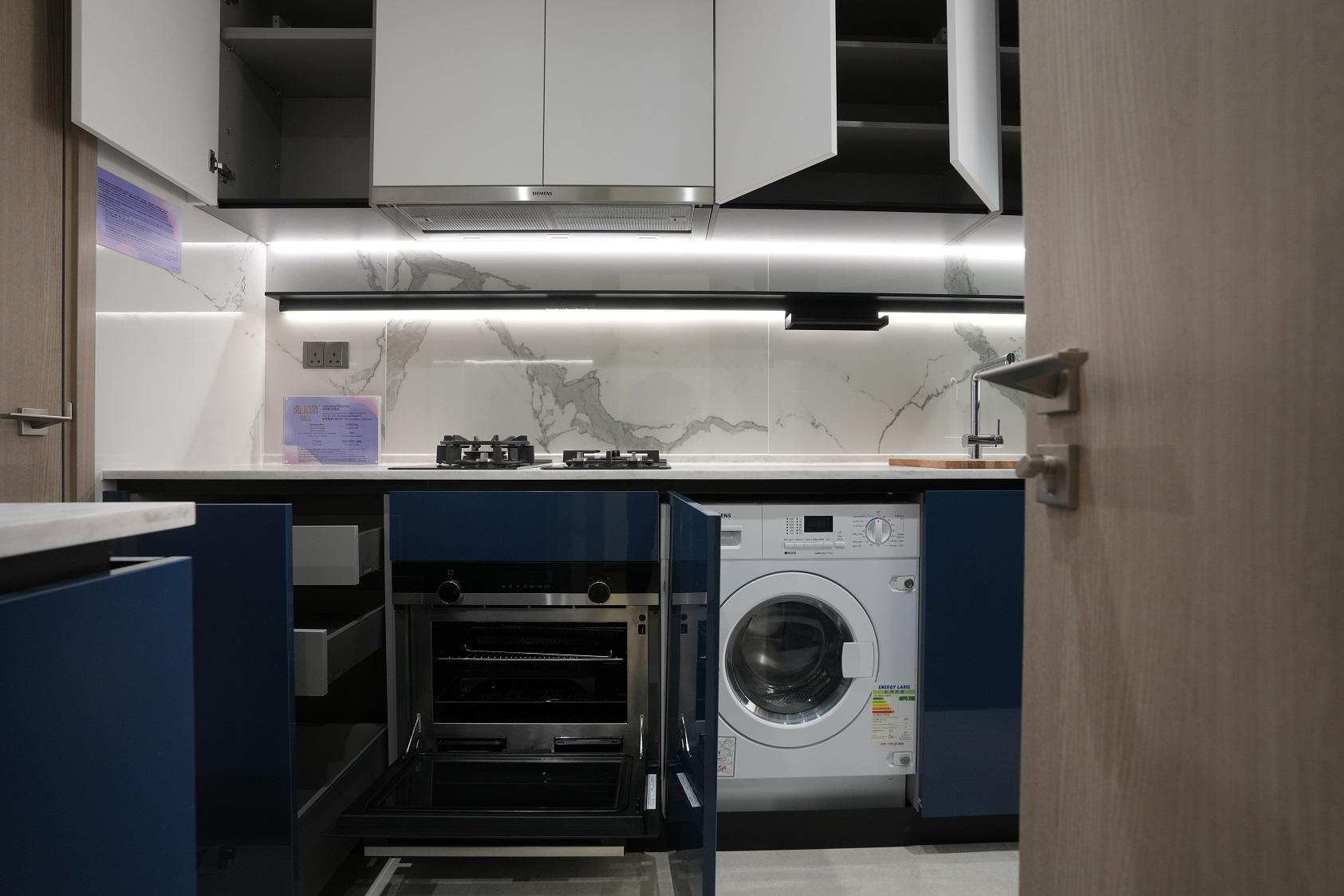 白石角新盤|多圖!Silicon Hill一期標準戶最大三房示位 兩間房備L型大窗