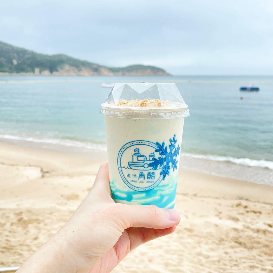 主打用新鮮水果和自家製乳酪製作的乳酪飲品(相片來源:instagram:cheungchaucorner)