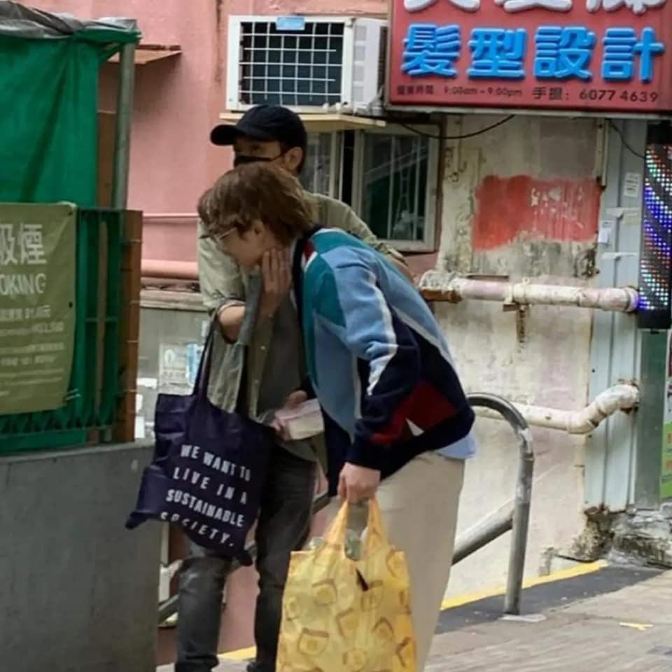 Jer早前被捕獲在石蔭拍劇。(葵衷區報 FB)