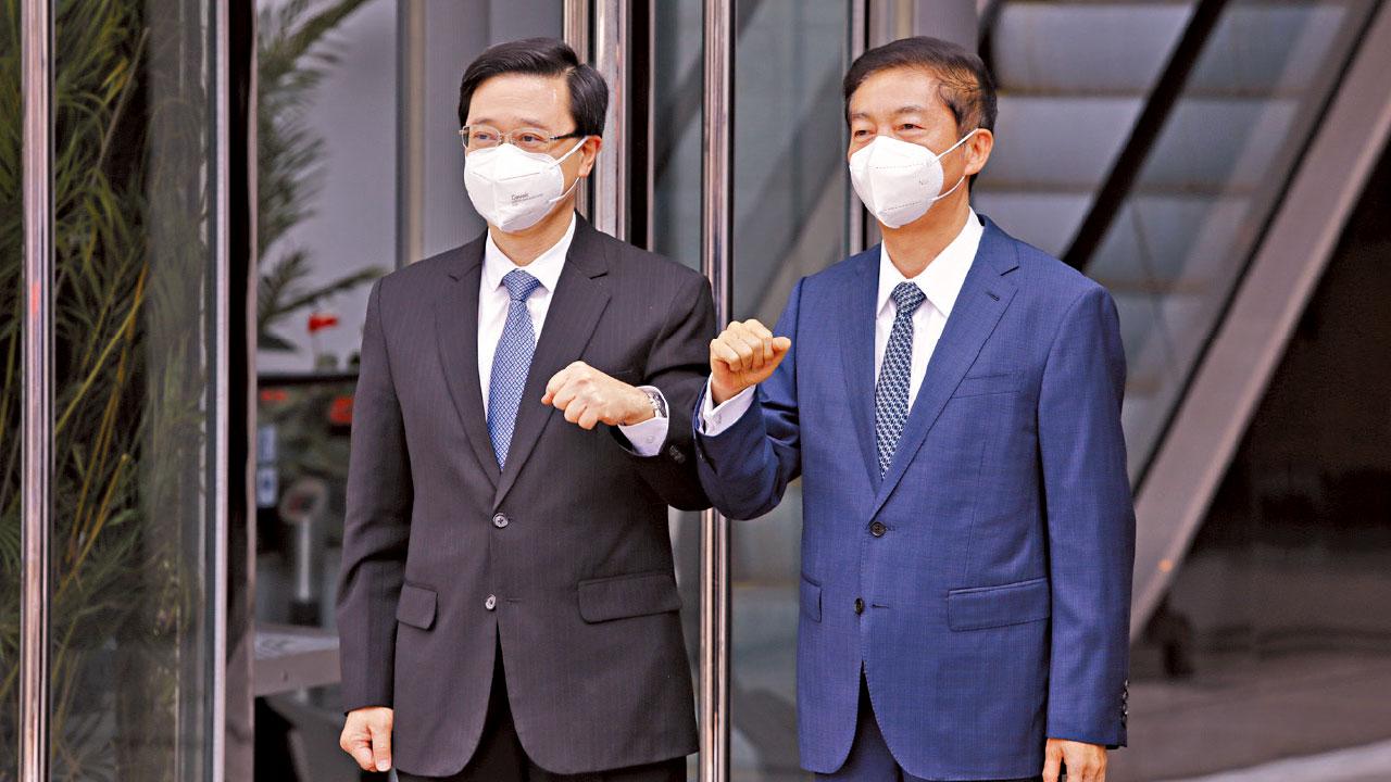 禮節拜訪|馬不停蹄走訪 李家超拜會4中央駐港機構